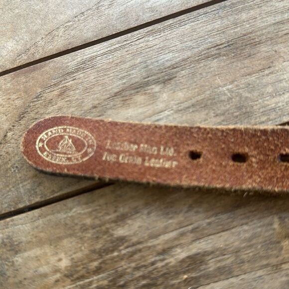 Hand Made Leather & Canvas Belt Bundle (2) 38 - Picture 3 of 5